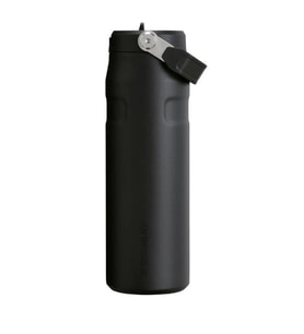 STANLEY 10-11283-143 PİPETLİ THE ICEFLOW BOTTLE FLIP STRAW 710 ML. PASLANMAZ ÇELİK TERMOS SİYAH