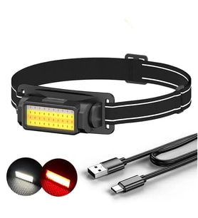 50 COB LED Kafa Lambası Güçlü Aydınlatma Geniş Işık Alanı Yüksek Performans WT-650