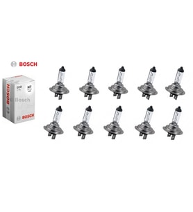 10 Adet Bosch H7 Ampul 12 Volt Far & Sis Ampulü 60w/55w Beyaz