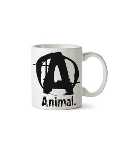 Animal Logo Porselen Kupa Bardak