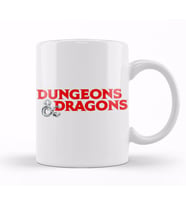 Dungeons And Dragons Logo Kupa Bardak Porselen