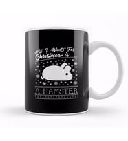 All I Want For Christmas Is A Hamster Knit Pattern Kupa Bardak Porselen