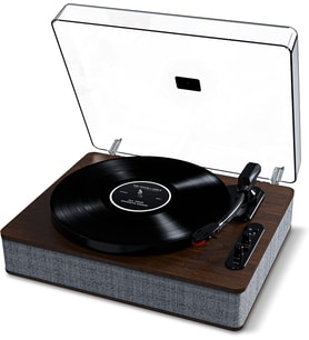 Ion Audio Luxe Lp – Hoparlörlü Bluetooth Plak Çalar, Usb Dönüştürme, Tam Boyutta, Otomatik Durdurma, (Çok Renkli)