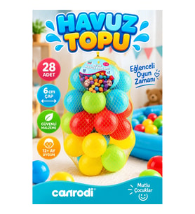 ER-6028 HAVUZ TOPU 6 CM 28Lİ FİLEDE
