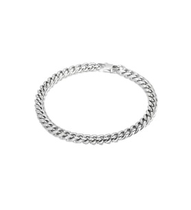 Chavin 6 mm. 20 cm. Gri Çelik Erkek Bileklik er06by-6
