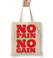 No Pain No Gain Bez Çanta Uzun Saplı