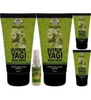 3 Adet Ibn-I Sina Kuyruk Yağı Kremi 50 ml + 1 Adet 30 ml Çörek Otu Yağı