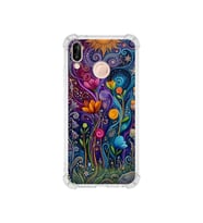 PrintiFy Huawei P20 Lite ile Uyumlu Düşlerin Dansı Serisi Rüyalar Ötesi Tasarımlı Uv Baskılı Köşe Korumalı Antişok Kılıf