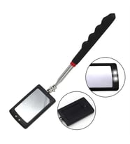Powermaster PM-26176 Teleskopik Uzayan Katlanır Işıklı Ayna 90 CM Uzama Boyu