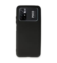 Xiaomi Poco M4 Pro 4g Kılıf First Silikon - Siyah