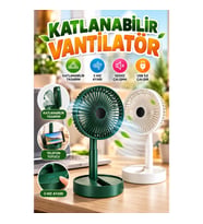 Katlanabilir Mini Fan Telefon Tutucu Vantilatör 3 Hız Ayarlı