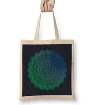 Yogi Prana Mandala Blue Bez Çanta Uzun Saplı