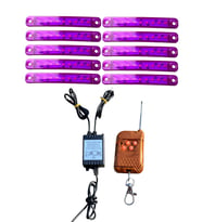 UZAKTAN KUMANDALI 9 LEDLİ 10 ADET PARMAK LED MOR