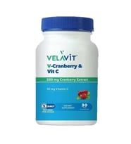 Velavit V-Cranberry & Vit C 30 Kapsül