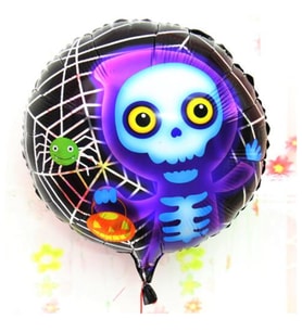 Halloween İskelet Hayalet Folyo Balon 18 inç TG-V 0558