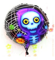 Halloween İskelet Hayalet Folyo Balon 18 inç TG-V 0558