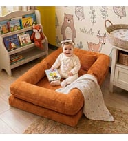 Oyun Alanlı Bebek Yer Yatağı Montessori Yatak Sünger Çocuk Karyola