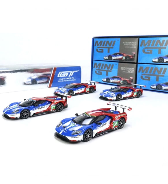 Mini GT 1:64 2016 Ford GT LMGTE Pro 4'lü Set