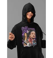 Şarkıcı Rihanna Baskılı Unisex Oversize Hoodie