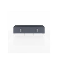 Arges TV Ünitesi 2 Raflı 4 Kapaklı 176x30x51 Antrasit-Antrasit/Çam