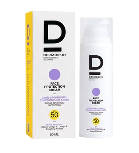 Dermoskin Face Protection Vitamin-E Güneş Koruyucu Krem SPF50 50 ml