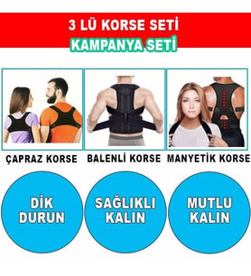 Bel Sırt Korsesi Sırt Desteği Dik Duruş Korsesi Posturex Korse Se