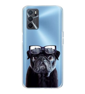 PrintiFy Oppo A16  ile Uyumlu 1mm Slim Fit Köpek 3 050f Baskılı Şeffaf  Kılıf