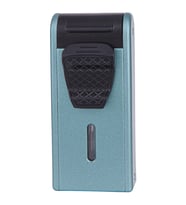 Çift Torch Pürmüz Yeşil Metal Puro Çakmağı - TR7924