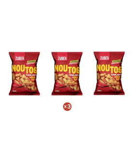 Züber Noutos Fırınlanmış Nohut Cipsi Chili 55 G (3 ADET)