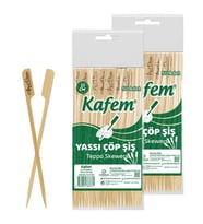 Çöp Şiş Yassı 15 Cm 50'li Paket 10 Adet