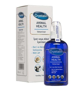 Crystalin Animal Health Yara Bakım Solüsyonu ve Dezenfektan 250 ML