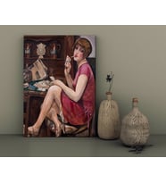 BK Home Queen Of Hearth Tasarımlı Kanvas Tablo-1