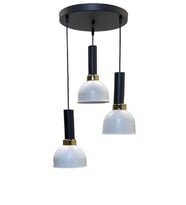 Dylight Siera Retro Metal Dekoratif 3 lü Modern Rustik Sarkıt Avize Çap :30 cm