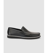%100 Hakiki Deri Siyah Erkek Loafer