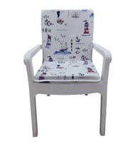 MİRZADE 6 ADET ELİT YÜKSEK ARKALI MİNDER DUCK BEZİ-eltm-prm093327-v001 V6