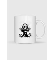 Death, Cute, Mascot, Grim, Reaper Tasarımlı Kupa Bardak