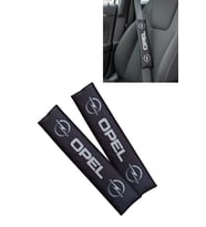Opel Logolu Dijital Baskılı Araç Emniyet Kemer Pedi / 2’li Set – Konforlu & Şık Koruma Pedi (Siyah)