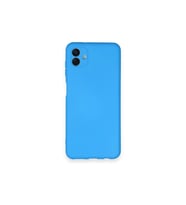 Samsung Galaxy A04 Kılıf Nano İçi Kadife Silikon - Mavi