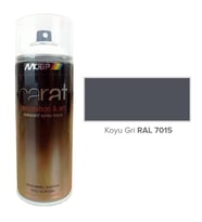 Motip Carat Akrilik Sprey Boya KOYU GRİ PARLAK 400 ml - RAL7015