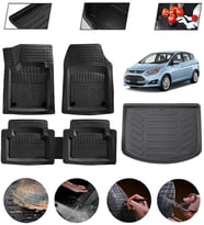 Ford C-Max 2003-2010 Uyumlu Paspas Araca Özel Bagaj Havuzu MBS Siyah