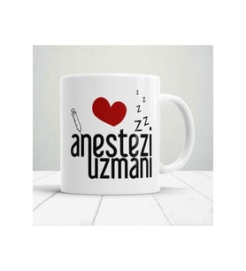 Kişiye Özel Anestezi Uzmanı Baskılı Kupa