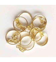 Angel Çanta Aksesuar Anahtarlık Halkası 10 Lu Light Gold Renk