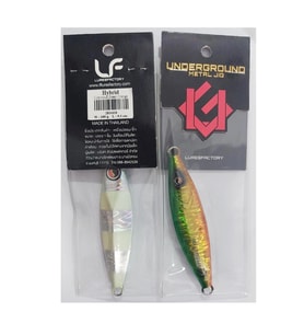 Underground Hybrid 9.5cm 100gr Metal Jig Yem L.Green Orange