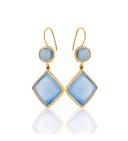 Kadir Jewellery 22 Ayar Altın Kaplama Kadın Sallantılı Küpe -El İşçiliği Ve Hipoalerjenik Küpe