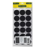 Pacific 6135 BL Yapışkanlı Keçe 35 mm Siyah