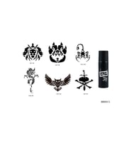 Vahşi Hayvanlar Spray Tattoo Geçici Sprey Dövme Seti