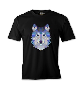 Kurt - Poligon Siyah Erkek Tshirt