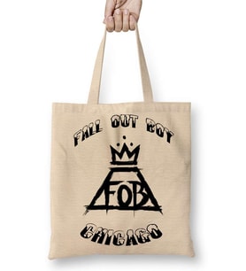 Fall Out Boy Bez Çanta Uzun Saplı