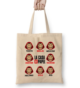La Casa De Papel 01 Bez Çanta Uzun Saplı