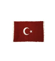 ÖZEL EL DOKUMA TÜRK BAYRAĞI